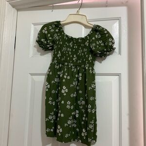 Girls smocked top dress